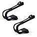 Esnow 1 Pair Toe Clips with Strap Belts Cycling MTB Road Mountain for Bicycle Pedal