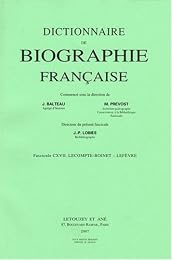 Dictionnaire de biographie française
