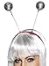 Smiffys Glitter Ball Head Boppers Headband, Silver