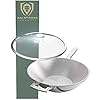DALSTRONG Stir-Fry Wok - 12" (30,5 cm) - The Oberon Series - 4,5L - 3-Ply Aluminum Core Cookware - Silver - w/Lid & Pot Protector