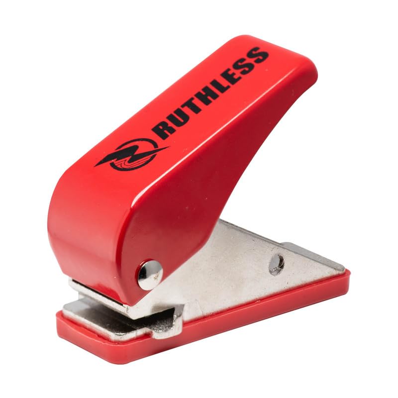 RUTHLESS Dart Flight Punch Pocket Size Easy to Use Darts Accessory, Red (X3026)