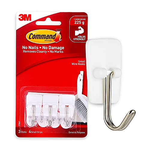 3M Small Wire Hooks, 3-Hook (640206533980)