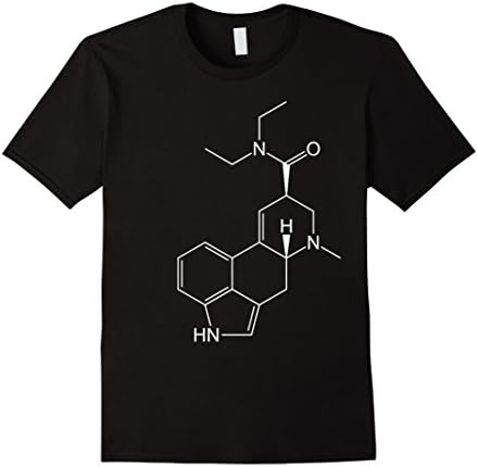 Men's LSD Molecule t shirt Large Black