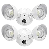 Onforu 2 Pack 30W Dusk to Dawn LED Security Lights, 3000lm Outdoor 2 Head Flood Lights, IP65 Waterproof Exterior Floodlights with Photocell 5000K Daylight White for Entryways,Garage, Patio