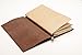 WANDERINGS Lined Leather Travelers Journal Travelers Notebook, Refillable - Perfect for Writing, Poetry, To Do Lists, Travelers, a Diary. Standard Size Lined Inserts - 8.5