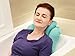 ObboMed® HB-1200N Luxury Inflatable Terry Cloth Shell Spa Neck Support Bath Pillow with 4 Suction Cups for Bathtub, Hot tub, Jacuzzi, Whirlpool, Home Spa tub – Color : Tiffany Blue