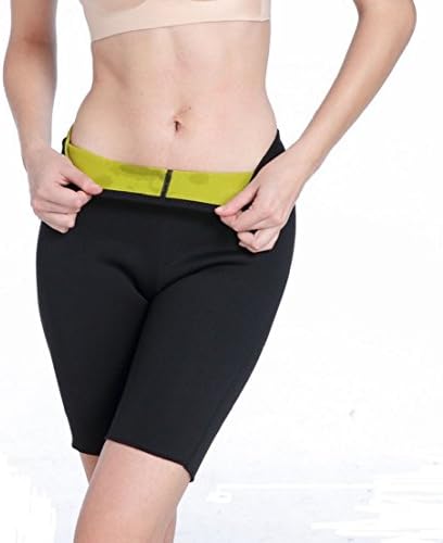 Hot Body Shapers Womens Mid-Length Breathable Thermal Neoprene Sweat Sauna Shorts Slimming Pants for Weight Loss