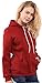 ZG&DD Women's Basic Soft Brushed Fleece Long Sleeve Pocket Pullover Hoodies Sweatshirts