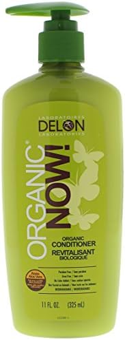 DELON LABORATORIES Organic Now Conditioner, White, 11 Ounce