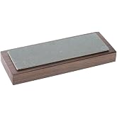 EZE-LAP 62M 2 by 6 Medium Diamond Stone on a Walnut Pedestal