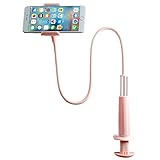 Flexible Phone Holder LINGCHEN Universal Adjustable Cell Phone Bracket Flexible Long Arms Clip Clamp Mount Phone Stand for iPhone X iPhone 8 7 Plus (Upgraded Version Pink)
