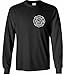 Patriot Apparel Thin Red Line T-Shirt Axe Design Long Sleeve Tee LS (Large, Black) saspizCompressed Air