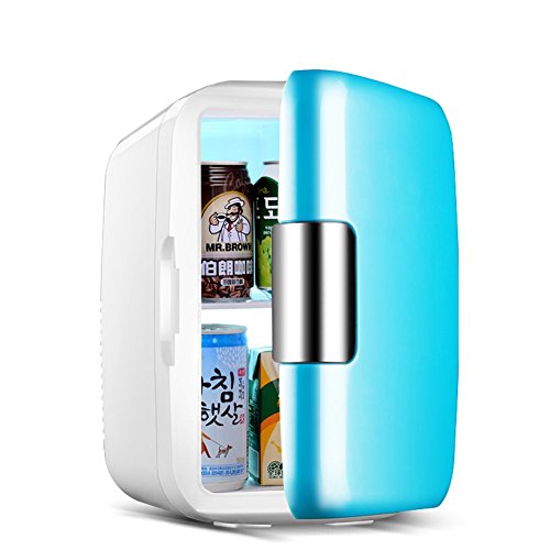 Click Here to See More Images LE Mini Fridges 6L car mini small refrigerator Household Single door Refrigeration miniature student dorm room Car home,blue_292617.5cm