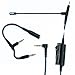 NewFantasia Cable Boom Microphone Volume Compatible with Gaming PS4 Xbox One PC Laptop Phone and Compatible with Audio Technica ATH-M50x, ATH-M40x, ATH-M70x Headphones 4.9FT