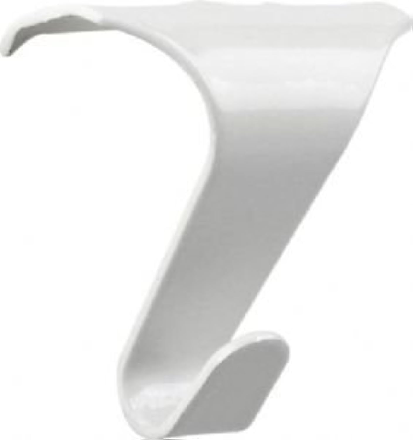 Picture Rail Hooks - Contemporary Finish - Gloss White 40mm x 45mm x 1.8mm - Holds Upto 20kg