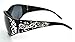 VOX Polarized Trendy Classic Womens Hot Fashion Sunglasses w/FREE Microfiber Pouch - Black Frame - Smoke Lens