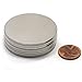 N45 Disc Neodymium Magnet Dia 1.75” X 1/16” NdFeB Permanent Neodymium 4-Count