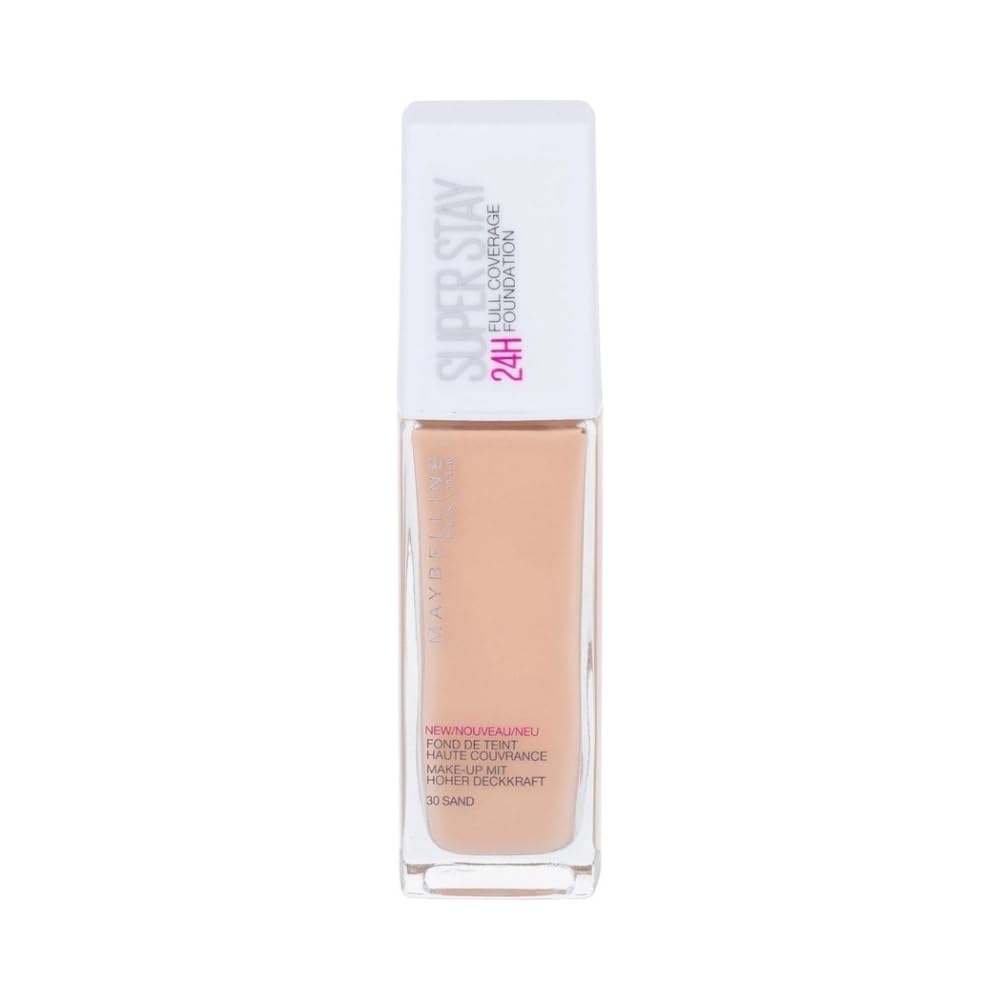 Maybelline New York Foundation, Superstay 24 Hour Longlasting Foundation, Lightweight Feel, Water and Transfer Resistant, 30 ml, Shade: 30, Sand — image 1