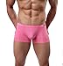 Winday Men Briefs Breathable Ice Silk Boxer Bikinis and Briefs 4 packs (Multi-colored) XL/US L