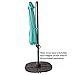 C-Hopetree 10 ft Cantilever Offset Outdoor Patio Umbrella with Tilt - Aqua Blue