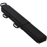 Steamboat Travel Hard Ski Case for 2 Pairs of Skis &amp; Poles. Includes Premium Silicone Handles for a Comfortable Grip &amp; Wheels.