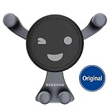 REDSHINE Car Mount Phone Holder Automatic Locking Universal Air Vent GPS Cell Phone Holder for Car for iPhone X/8/7/7P/6s/6P/5S, Galaxy S5/S6/S7/S8/S9,Note8 Google, LG, Huawei and More (Black1)