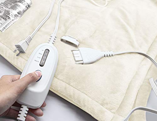 image for MARQUESS Electric Blanket MicroPlush Sherpa and Reversible Flannel Was