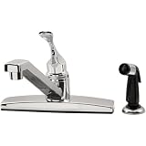 Aqualife Water Saving Single Lever Kitchen Faucet with Side Spray - Chrome Finish