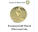 Gold Ethereum Coin w/ Showcase Box: Limited Edition Collector Set | Physical Gold Coin with Crypto Coin Display Case | Cryptocurrency Coin With Realistic Details | Great Desk Home Gift Idea HODL Fans