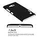 Nokia Lumia 730 / 735 Case, J&D [Ultra Slim] Lumia 730 735 Case [Slim Fit] [Matte] Premium Protective Case for Nokia Lumia 730 735 (Black)
