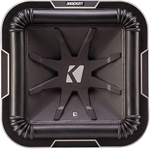 Kicker L78 Q-Class 8-Inch (20cm) Square Subwoofer, Dual Voice Coil
