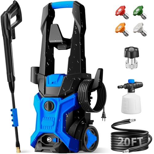 Washer 4 Quick-Connect Nozzles & Adjustable Soap Tank Home Cleaning by BothLin - Used condition - US$94.95