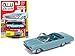 1962 Chevrolet Impala Open Convertible Twilight Turquoise Light Teal Interior Vintage Muscle Limited Edition to 4,128 Pieces Worldwide 1/64 Diecast Model Car Autoworld 64192/ AWSP014 B