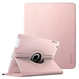 Fintie Apple iPad 2/3/4 Case - 360 Degree Rotating Stand Smart Case Cover for iPad with Retina Display (iPad 4th Generation), iPad 3 & iPad 2 (Automatic Wake/Sleep Feature) - Rose Gold