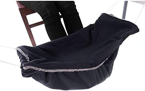 Warm Footrest For Office/Home Working Desk~ Velvet &amp; Wool Footrest (Gray) by HelenCasa