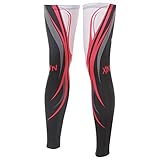 Rotibox Unisex Compression Fit Leg Warmers Sleeves Leg Cooler Cooling Sleeves UV Sun Protection for Men Women Outdoor Sports Cycling Basketball Football Hiking Climbing Running Jogging 1 Pair