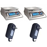 My Weigh KD-8000 Kitchen And Craft Digital Scales + My Weigh AC Adapters - 2-Pack