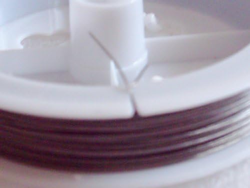 50 Metre Roll Silver Grey Tigertail Beading wire 0.38mm