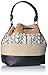 Nine West Adali Bucket Bag, Dark Camel/Black White/Natural/Black