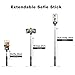 UMIDIGI Selfie Stick Tripod Extendable Bluetooth Selfie Stick, All in One with Detachable Wireless Remote, Tripod Stand for iPhone & Android