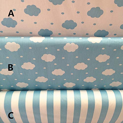 Amazon Com Bed Sheets Cover 160cm50cm Blue Cloud Baby Print