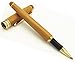 IDEAPOOL Bamboo Ballpoint Pen Writing Set, Premium Gel Ink RollerBall Pens for Signature Calligraphy Executive Business, Extra 1 Stainless Steel Fine Refill