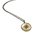 JIAYIQI Unisex Retro Style Shipping Compass Glass Time Gem Pendant Long Bronze Chain Collar Necklace