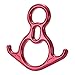 Lixada Rescue Figure 8 Descender Aluminum Alloy 40kN Descender with Lock Off Ears