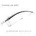 OLD FOX Bent Stem Replacement Churchwarden Pipe Fit 3mm Metal Filters DIY Pipe Accessories BE0047
