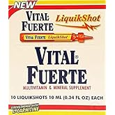 Vital Fuerte Liquid Shot Dietary Supplement 10 Units - Suplemento Multivitaminico (Pack of 1)