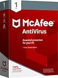 McAfee 2018 AntiVirus - 1 PC [Old