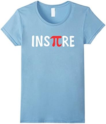 Women's Inspire Math Geek T-shirt Teacher Gifts Medium Baby Blue