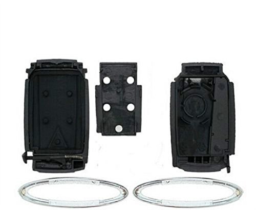 Keyecu Smart Remote Key Case Shell + Key Blank Uncut for JAGUAR X S-Type XF XK XKR 5B - Thumbnail 2