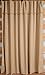 Olivia's Heartland Deluxe Burlap Natural Tan Shower Curtain